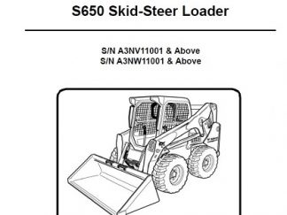 bobcat s650 service manual