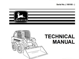 John Deere 240 250 Skid Steer Technical Manual