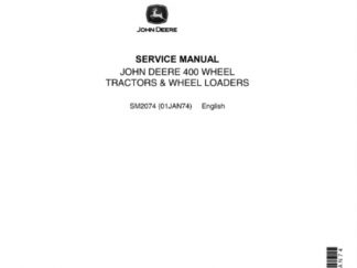 john deere 400 service manual