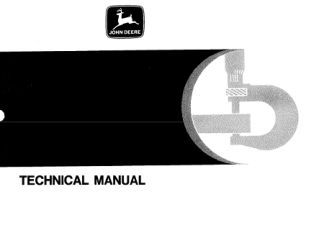 John Deere 310A, 310B Backhoe Loaders Technical Manual