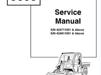 Bobcat Toolcat 5600 Utility Work Machine Service Repair Manual