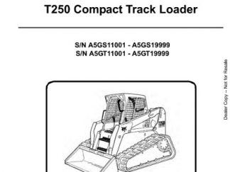 Bobcat T250 Compact Track Loader Service Manual