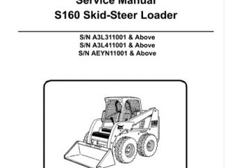 Bobcat S160 Skid - Steer Loader Service Manual