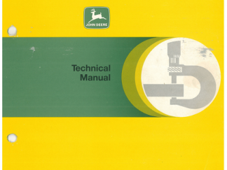 John Deere 2130 Tractor Technical Service Manual