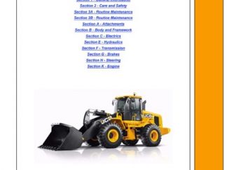 JCB 427, 437, 457 T4i Wheeled Loader Shovel Service Repair Manual