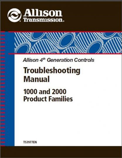 Allison 1000 and 2000 Series Transmission Troubleshooting Manual