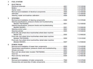 Case 750, 760, 860, 960, 965 Backhoe Loader Service Manual