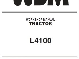 Kubota L4100 Tractor Service Repair Manual