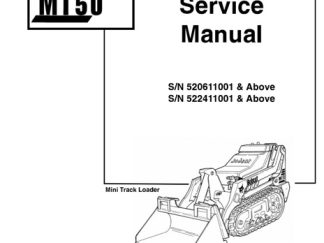 Bobcat MT50 Mini Track Loader Service Repair Manual
